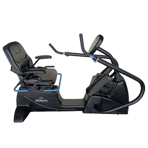 Vitality PRO Step-Thru Recumbent Cross Trainer - Black - New for 2026