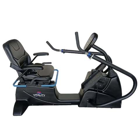 Vitality PRO Step-Thru Recumbent Cross Trainer - Black - New for 2026
