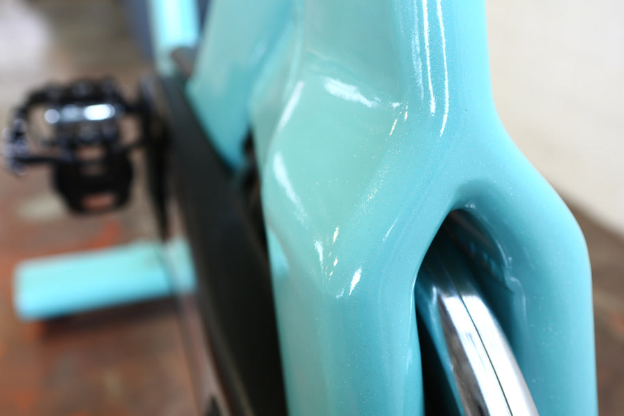 Custom Seafoam Sparkle Star Trac NXT with Brooks Saddle - Premium Certified Pre-Owned