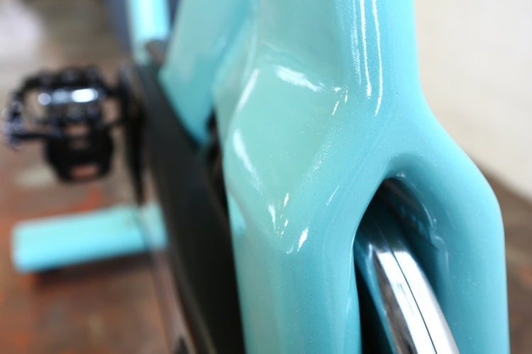 Custom Seafoam Sparkle Star Trac NXT with Brooks Saddle - Premium Certified Pre-Owned