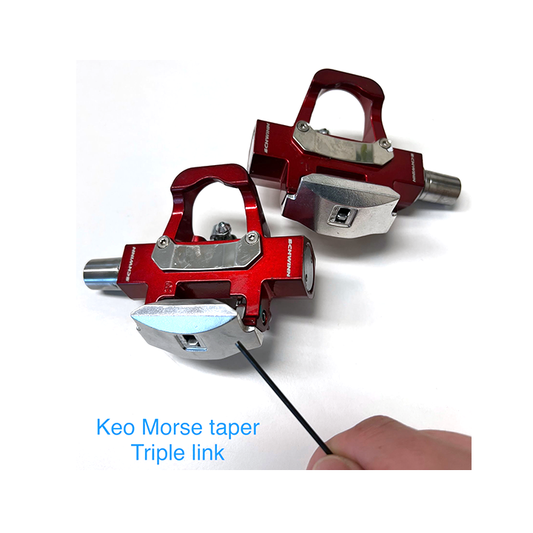 Schwinn Triple Link Pedals - SPD, Look Keo, Morse Taper